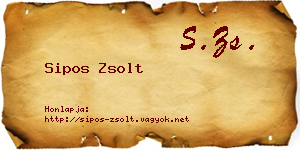 Sipos Zsolt névjegykártya